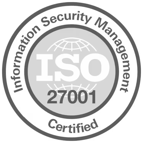 ISO/IEC 27001 certified